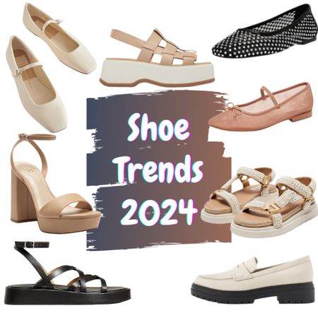What shoes will be trending in 2024?
Flatform sandals, Mary Jane flats, loafers, square toe flats and platforms!

#LTKfindsunder100 #LTKshoecrush #LTKstyletip