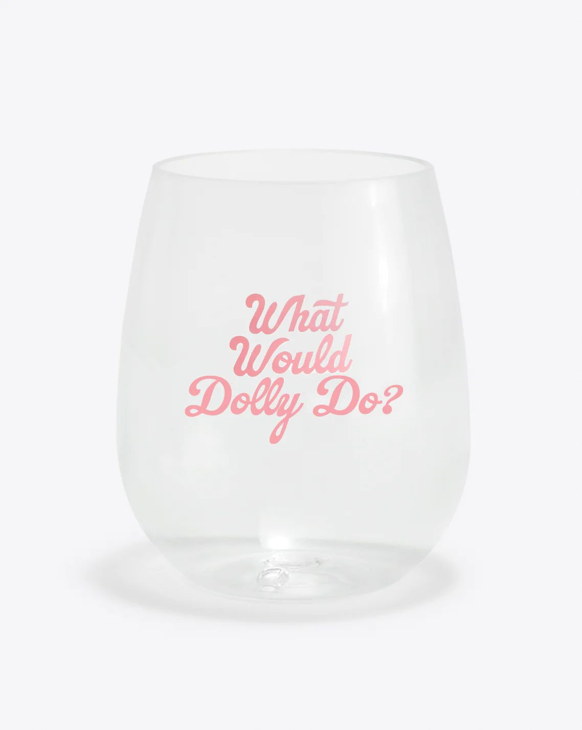 What Would Dolly Do Wine Glass | Draper James (US)