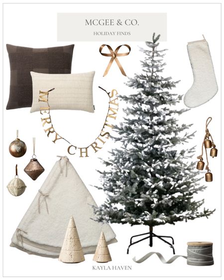 Holiday season will be here before we know it! McGee & Co. is one of my favorite retailers to shop from during the holidays. I love their timeless, neutral pieces that enhance the coziness and warmth of the season! All of these pieces SHIP FREE right now for a limited time!

#LTKstyletip #LTKHoliday #LTKhome