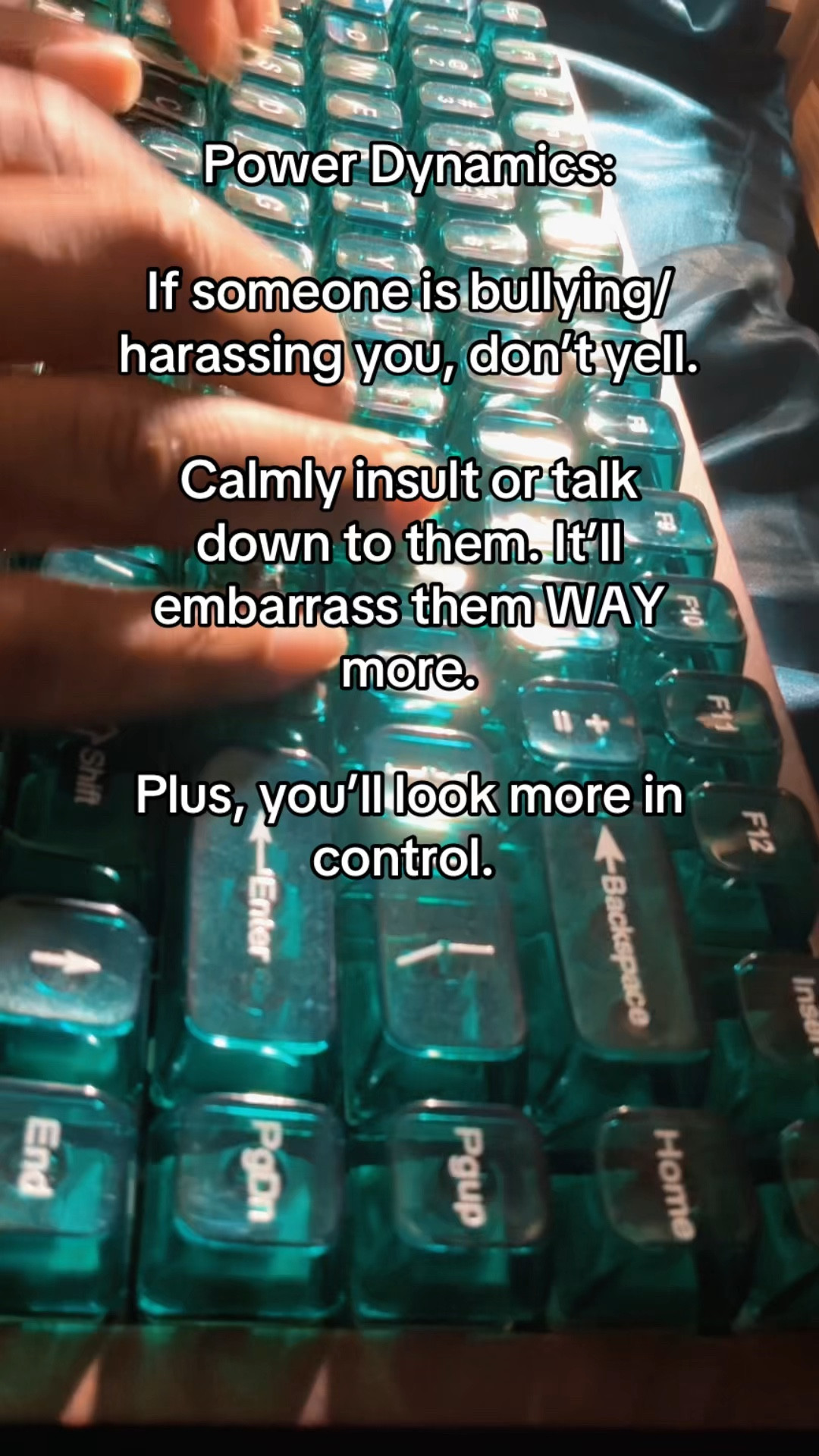 If you like thocky keyboards, this one’s for you. The key caps are a beautiful transparent emerald green and the base is made of wood! 

#LTKdayinmylife #LTKvlog #LTKWorkwear