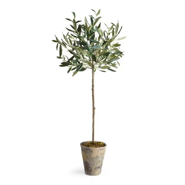 Artificial Olive Tree in Planter | Wayfair North America