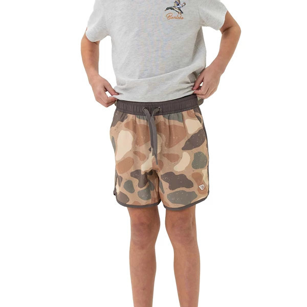 Boys' Burlebo Classic Swim Trunks XSmall Jumbo Pintail Camo | Scheels