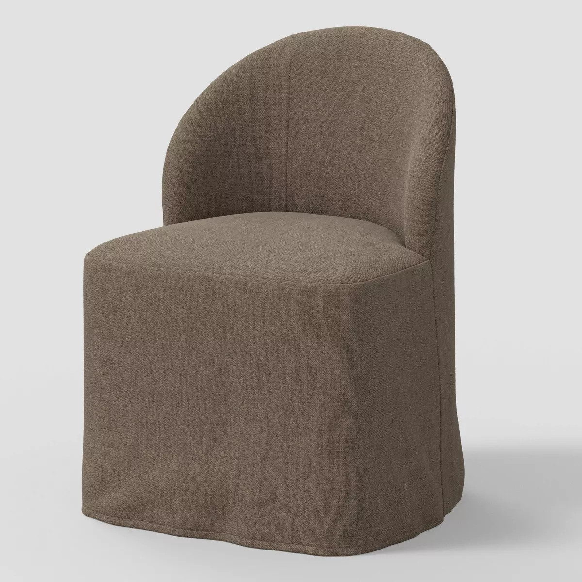 Tub Slipcovered Dining Chair in Performance Textured Weave Driftwood - Threshold™ | Target