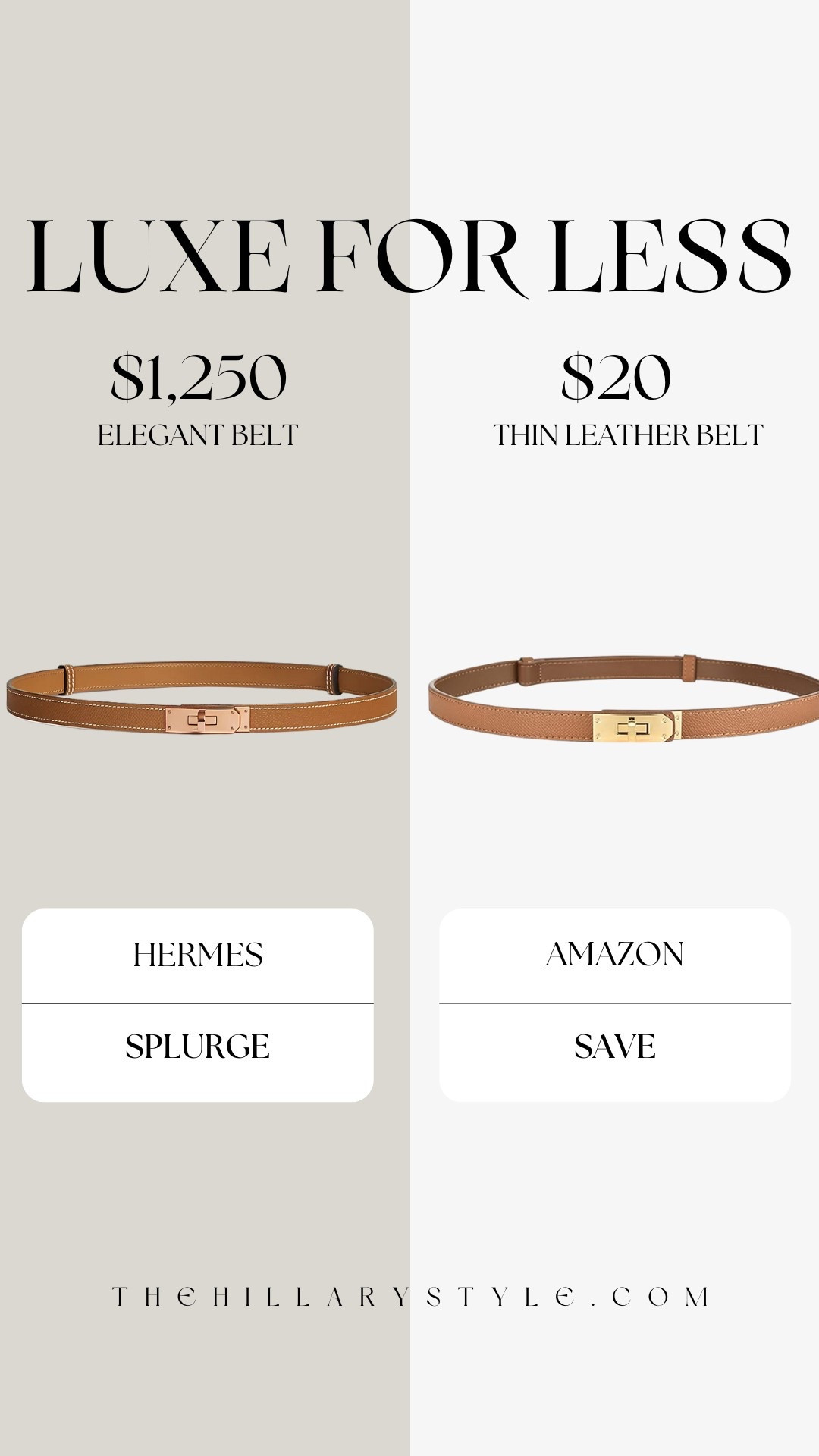The iconic Hermès look… without the investment. This Amazon belt is giving designer energy with a luxe-for-less twist.

#LTKStyleTip #LTKFindsUnder50 #LTKOver40