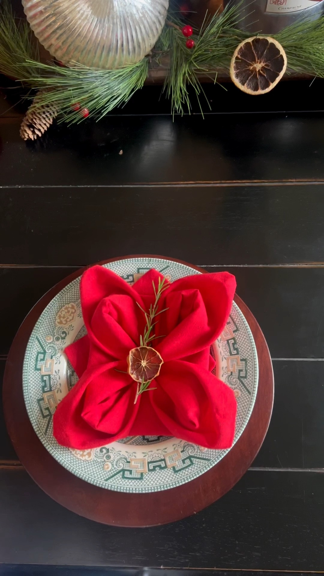 Poinsettia napkins for your Holiday table❤️ Comment SHOP for napkins! 

I love a fun napkin fold, and these are really easy and so pretty!! 

Tabletop, table setting, napkin fold, cloth napkins, holiday hosting

#LTKOver40 #LTKHoliday #LTKHome
