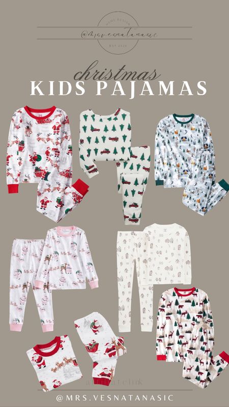 Kids Christmas pajamas! A little early but knowing how fast sizes sell out I wanted to share these now. 

#LTKSeasonal #LTKHoliday #LTKkids
