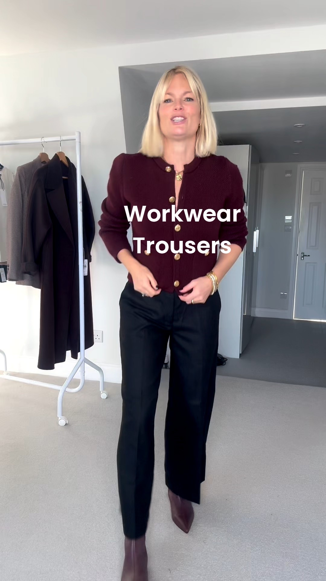 Workwear trousers at Uniqlo 

Excellent quality and great value for money. 

Wearing 24” in the wide leg which are fully lined. Mid rise. 

Wearing xs in the slim keg but need XXS. be careful on length of this style as you may need to shorten as I have shown here. 

Uniqlo has an alteration service though which is either free or £3 depending on hem type and price of trousers. And you can add this to your online order 🙌🙌 

Workwear
Work Trousers 
Autumn outfits 
Office outfits 

#LTKautumn #LTKworkwear #LTKuk