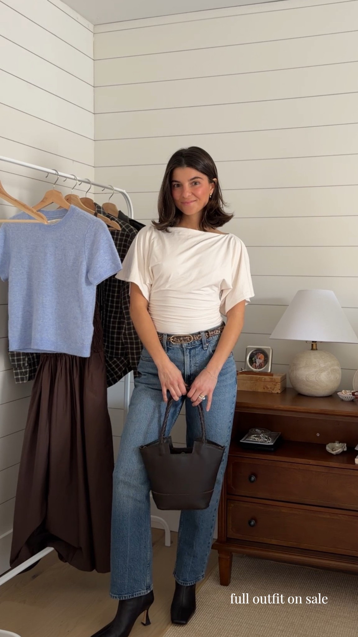 [3/2/26] full outfit on sale | 25% off spring edit + Extra 20% off almost everything else with code AF20 (app only) | wearing true size in everything! bag is @shoplaurenreed on instagram 🤍

*Offer valid in stores and online 2/26/2026-3/2/2026 in US/CA. Offer applies to select styles as indicated. Online price reflects discount. 

*Offer valid in the app only 2/26/2026-3/2/2026 in US/CA. Exclusions apply as indicated. Discount reflects in cart to applicable merchandise with promo code.


#LTKSeasonal #LTKSpringSale #LTKPetite