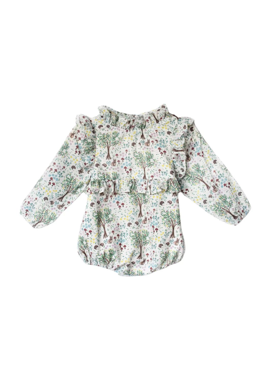 Caroline Playsuit in Woodlands Print | Baybala