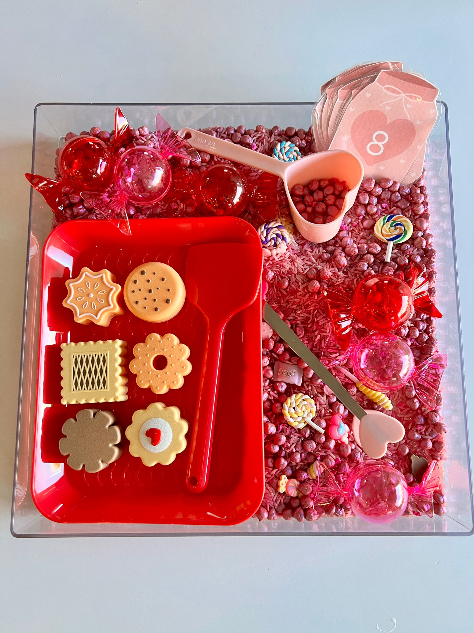 Here’s a sweet sensory bin perfect for your little one for Valentine’s Day. 

#LTKSeasonal #LTKKids #LTKFamily