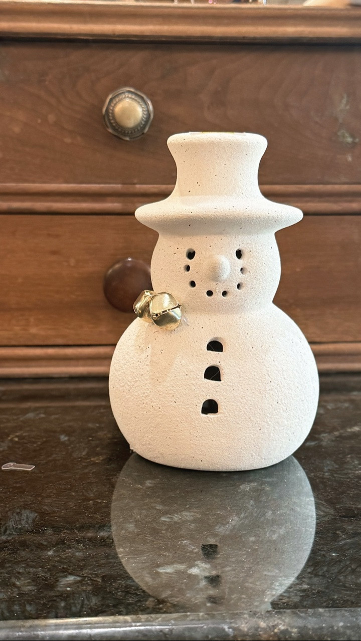I bought some finishing wax in brown to create an antique look for a white pumpkin and I think I’ll be doing the same for this snowman!!

#LTKSeasonal #LTKHome