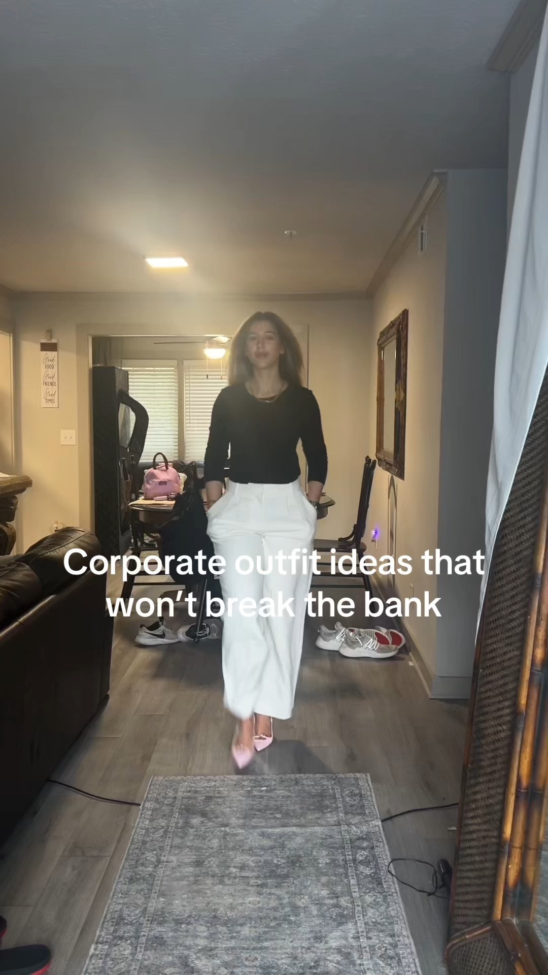 Corporate outfits made easy. 

I wear small in everything. Pants are all a size 26 

#LTKStyleTip #LTKFindsUnder50 #LTKWorkwear