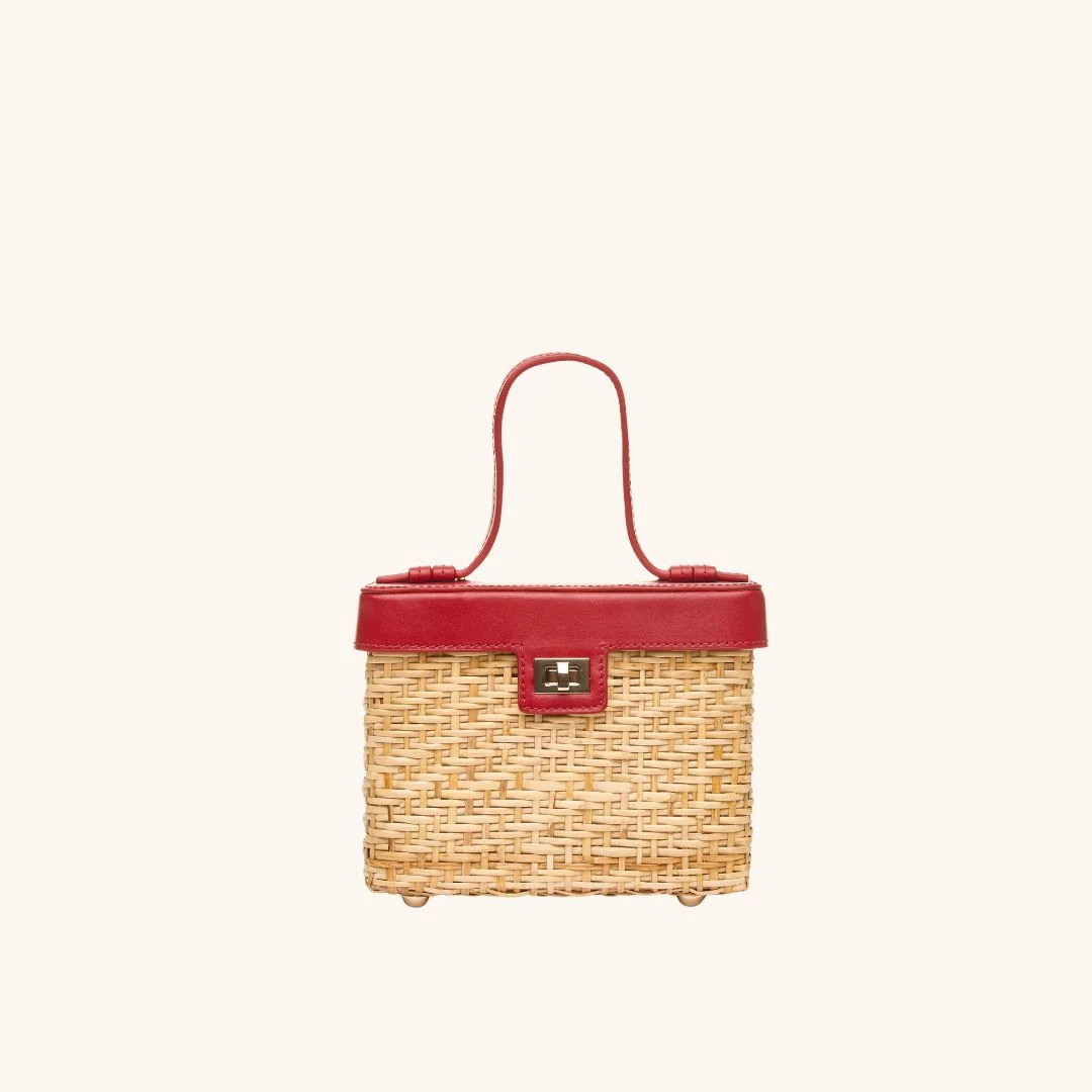 The Box Bag - Tomato | Poolside