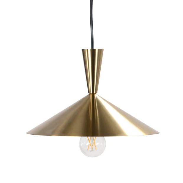 Gold 81-inch Steel Minimalistic Pendant Lamp | Rugs USA