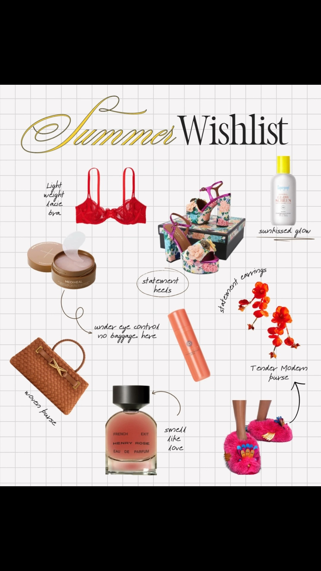 Summer is officially here! Time to stock up on all of my wishlist items!

From summer scents to new beauty finds and even fun accessories, I can’t wait for summer. 

#summerfinds #musthaves #beautyfinds #accessories

#LTKSeasonal #LTKBeauty #LTKSaleAlert