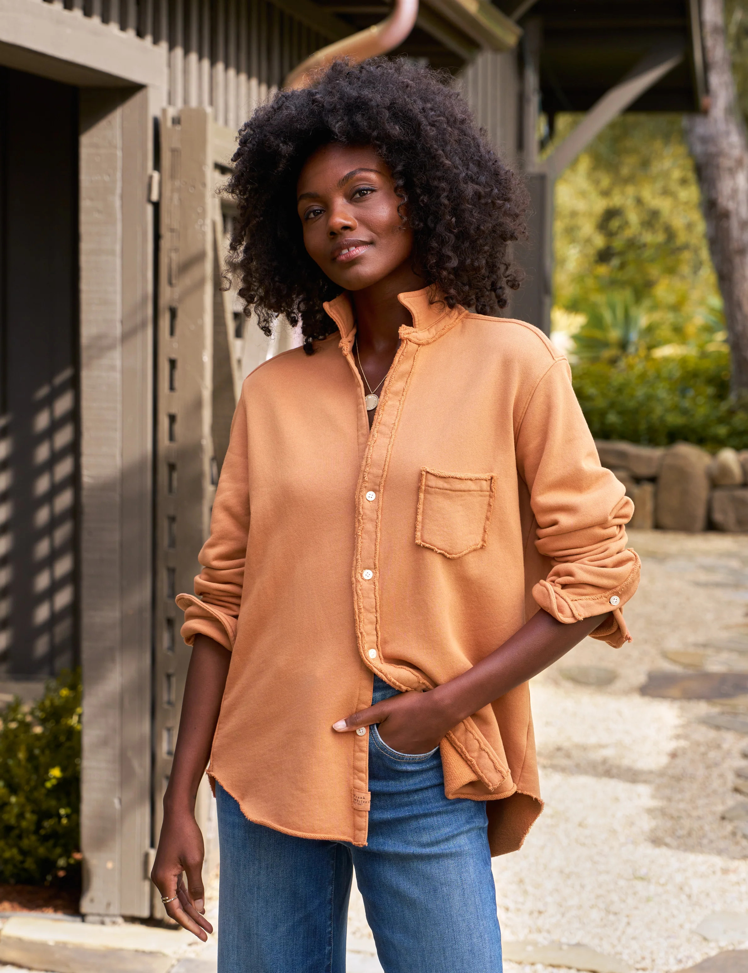 EILEEN Butterscotch, Triple Fleece | Frank & Eileen