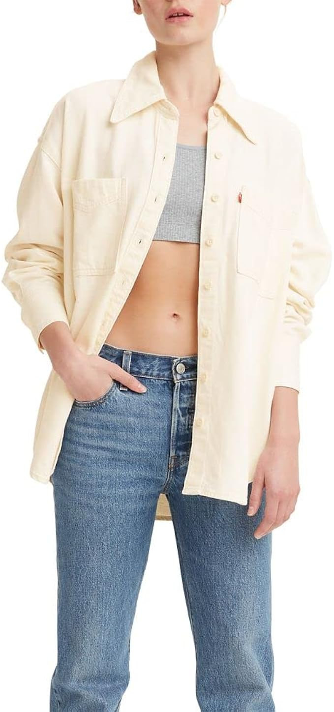 Levi's Women's Premium Jadon Denim Shirt | Amazon (US)