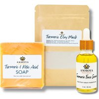 Turmeric Clay Face Mask Set Acv & Essential Oils | 4 Oz | Etsy (US)