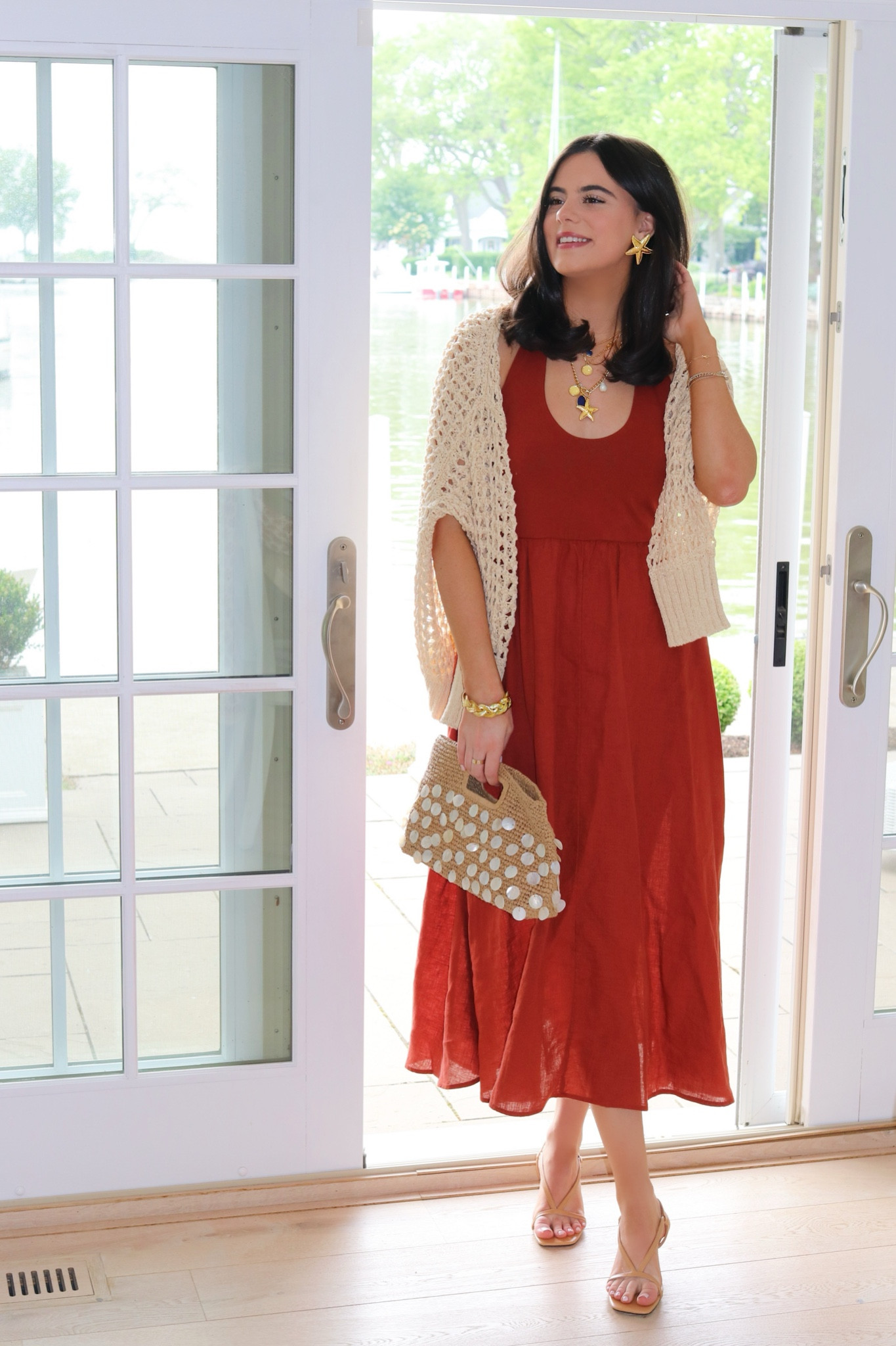 #ad #sponsored #jcrew Living the rest of the summer in these effortless halter dresses! Pairing it with the new J.Crew summer accessory arrivals! #JCrewPartner #LTKxJCrew #LTKFinds