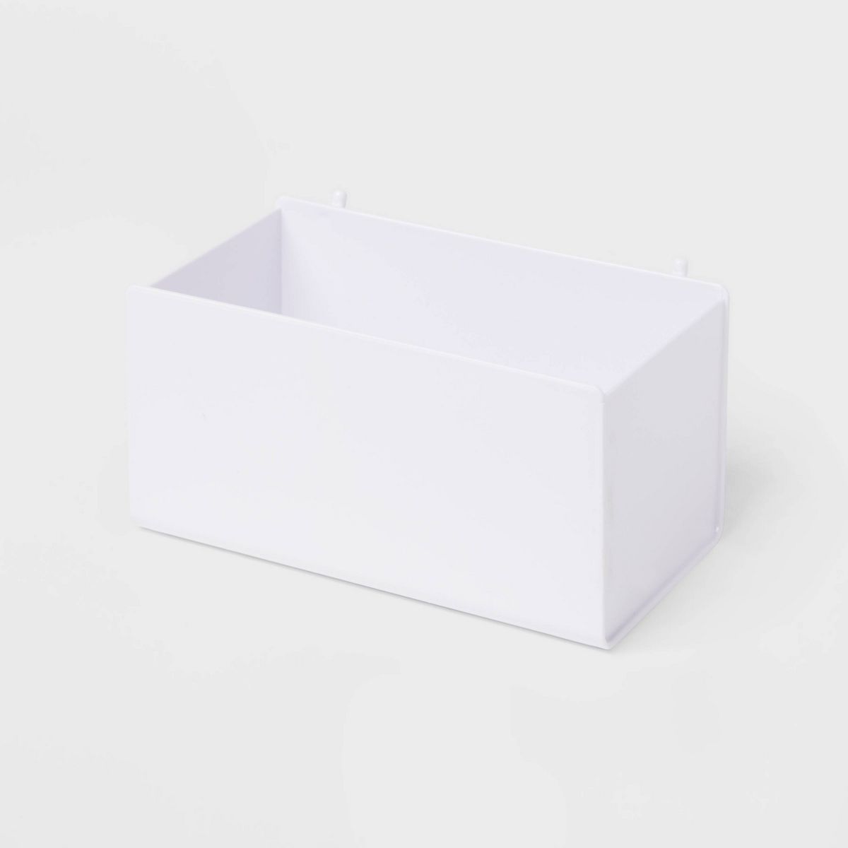 Pegboard Wide Cup Accessory - Brightroom™: Plastic Organizer Bin, White, Portable & Adjustable,... | Target