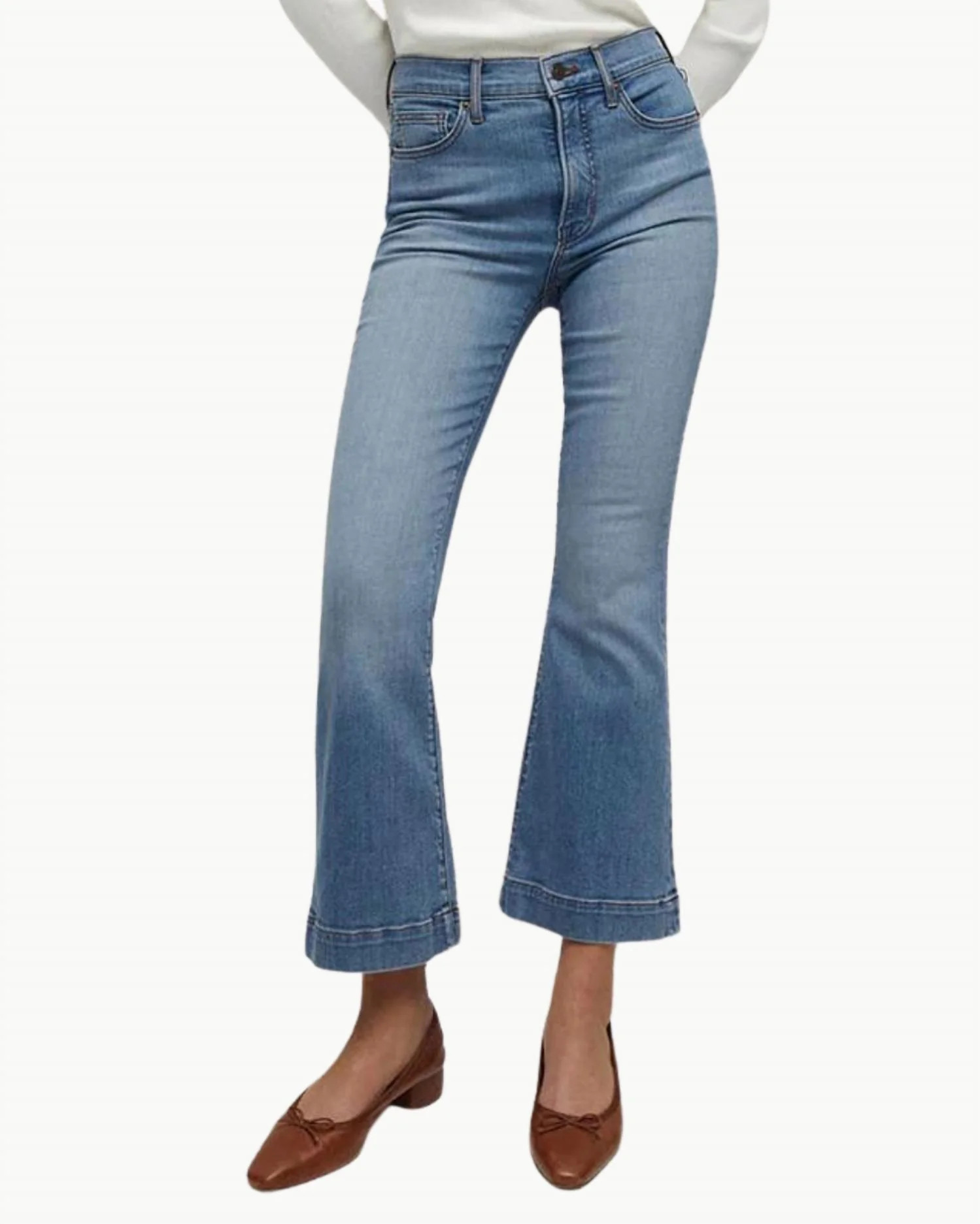 Women's Carson Ankle Flare Jeans In Amethyst | Shop Simon