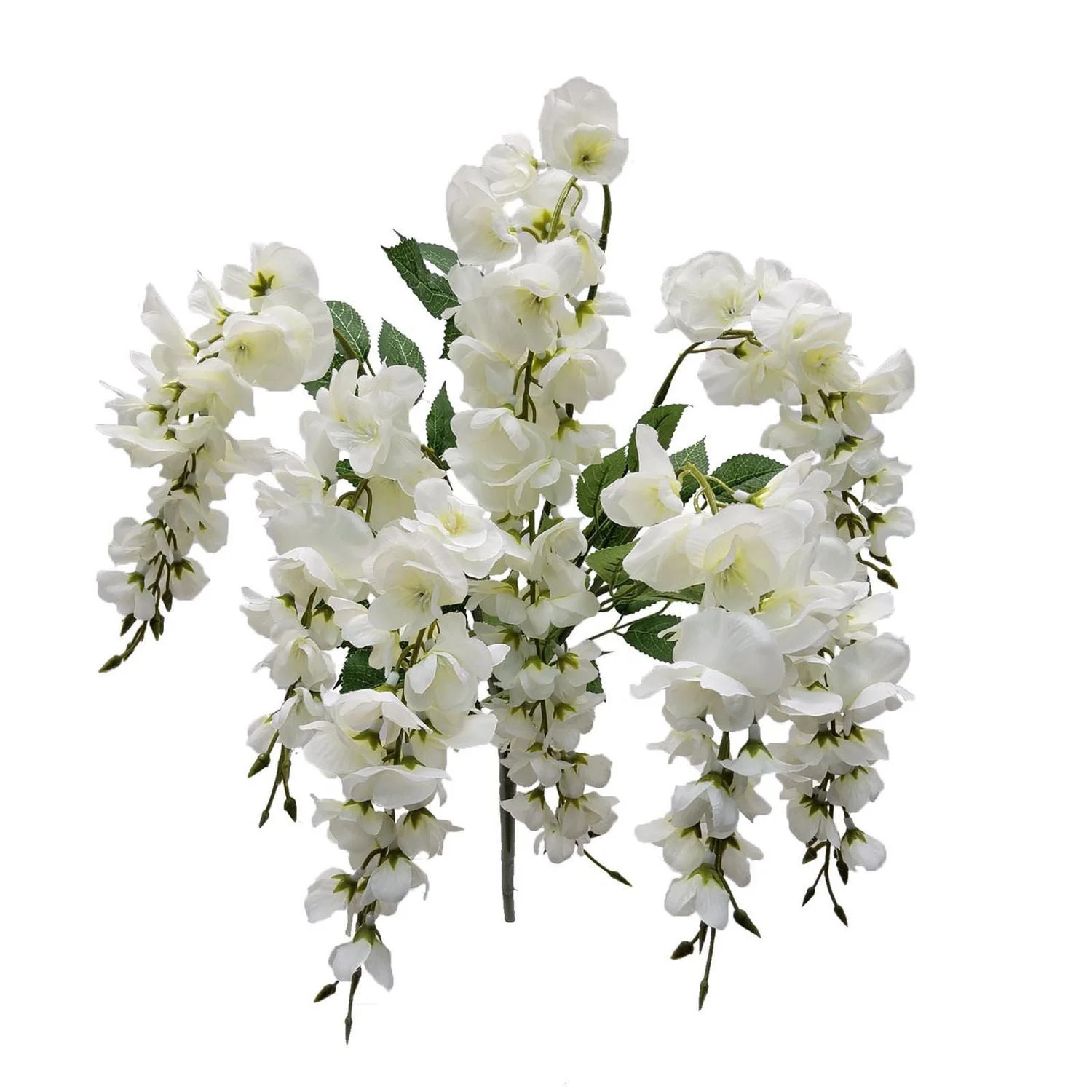 Mainstays 20 inch Artificial Flower, Wisteria Bouquet, White Color. Indoor Use. | Walmart (CA)