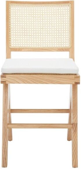 Colette Rattan Counter Stool In Natural | 1stopbedrooms
