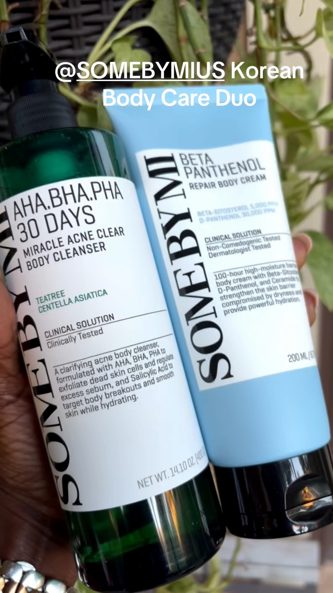Summer skincare isn’t just for your face 👏🏾 The Some By Mi body care duo is helping me get my skin summer-ready with salicylic acid to gently exfoliate, smooth rough texture, and help target body acne + acne marks. Then the cream comes through with the moisture your skin needs so you’re not left feeling dry. Smooth, clear, glowing skin starts now ☀️🧴✨

#KBeauty #BodyCareRoutine #SummerSkincare

#LTKselfcare #LTKmorningroutine #LTKmomlife