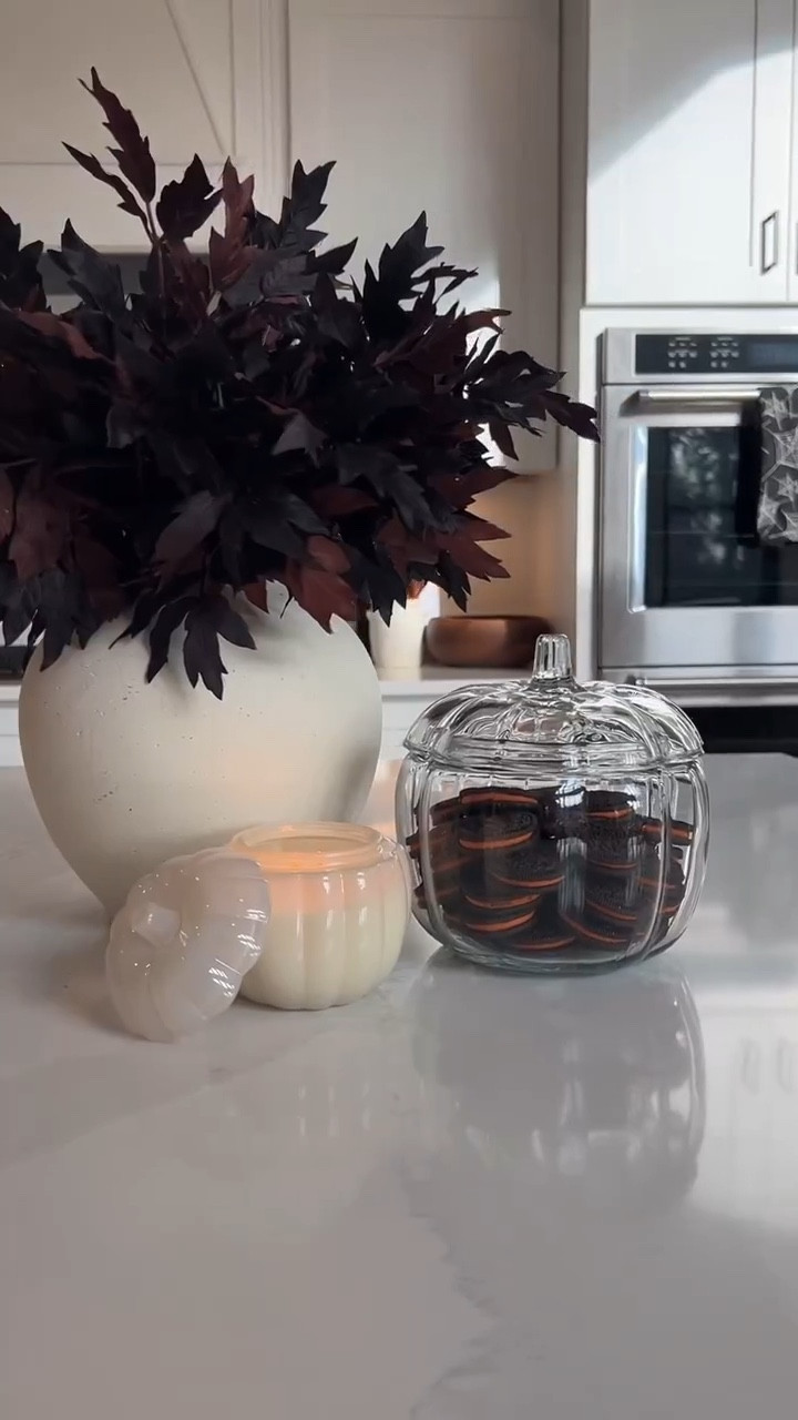 The PERFECT fall cookie/candy jar!! Fits right in with my fall home decor! 

#LTKSeasonal #LTKHome #LTKVideo
