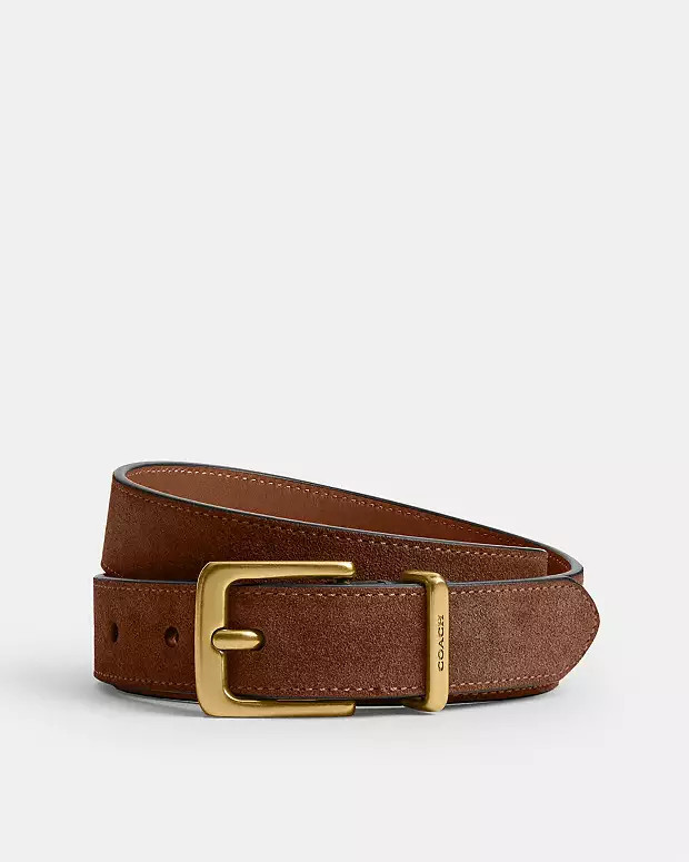 Harness Hasp Buckle Belt, 25 Mm\u00a395COLOR: B4/Warm Brown1Chevron Up IconAdd to BagADDING TO BA... | Coach (UK)