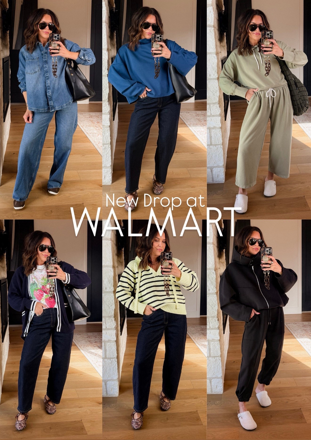 New drops at Walmart are so so good!
The whole haul is 10:10
Tops: XL’s
Denim button ups: XXL
JEANS: 10 and 10 long (true to size fit)
Sweatpants all larges 
Black jacket: XL (could have done a large)

#WalmartPartner #WalmartStyle @WalmartStyle

#LTKootd #LTKMidsize #LTKFindsUnder50