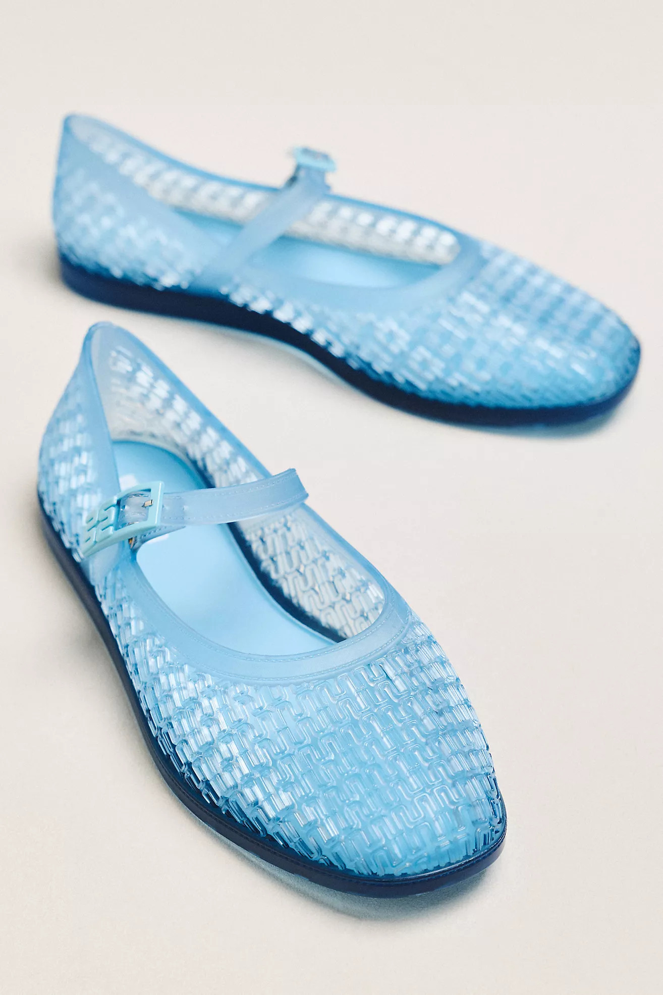 Melissa Harper Jelly Mary Jane Flats | Anthropologie (US)