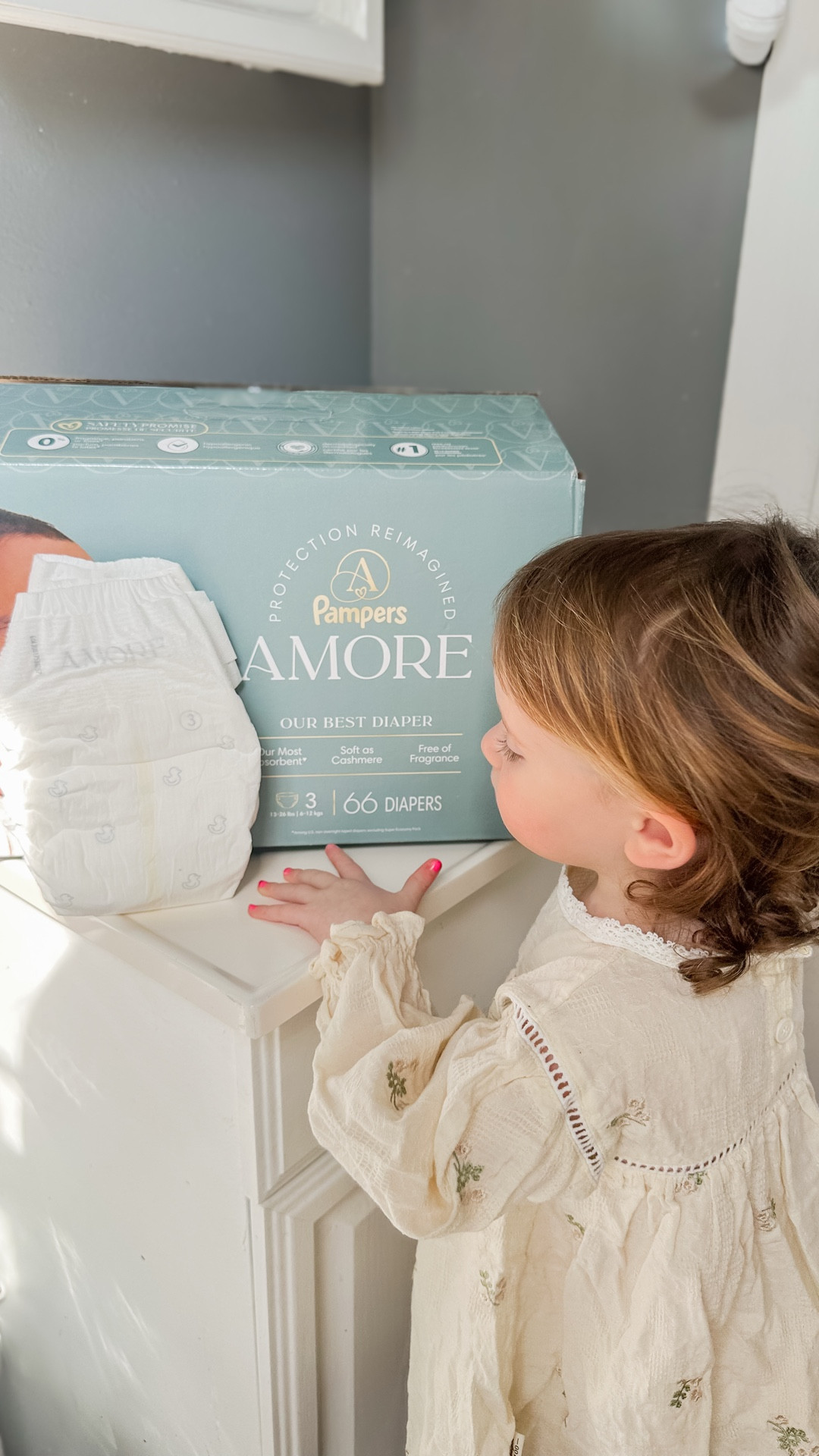 New Pampers Amore diapers are one I would definitely try. First off they are so soft, BUT Hypoallergenic and tested for 1000+ harmful chemicals.* The blowout barrier and leak guard is top notch. They’re also microbiome compatible. One I would absolutely try. 
.
*See Pampers.com/en-us/product/amore for more information)

#LTKBaby #LTKmomlife #LTKBump