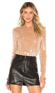 MAJORELLE Christiana Top in Blush Nude from Revolve.com | Revolve Clothing (Global)