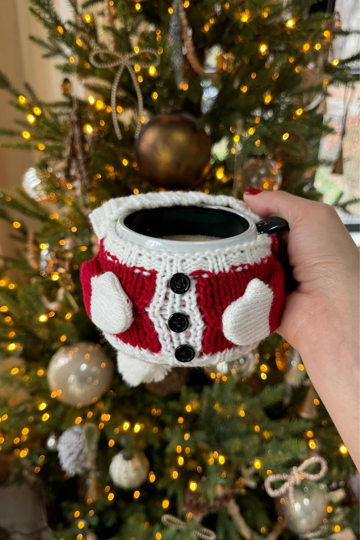 Obsessed with this little mug coozie! Currently on sale! 

#LTKSeasonal #LTKHoliday #LTKfindsunder50