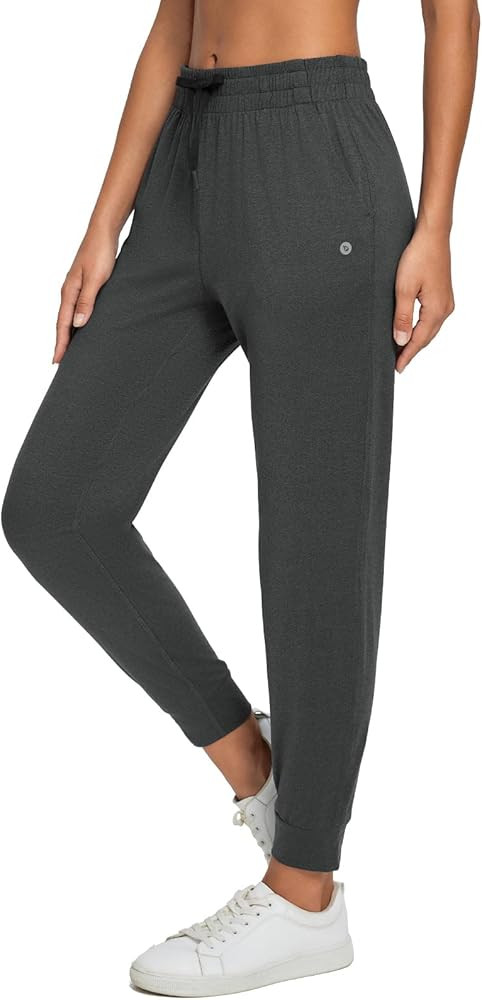 baleaf Women's Joggers Pants Ultra Soft Comfy Sweat Pants Running Athletic Lounge Relaxed Fit Tap... | Amazon (US)