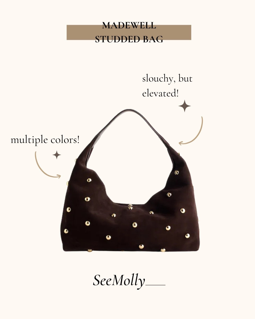 love this slouchy, studded beauty! 