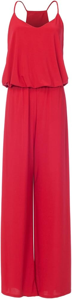 URBAN K Women's Plus and Regular Size Racer Back Jumpsuits and Rompers | Amazon (US)