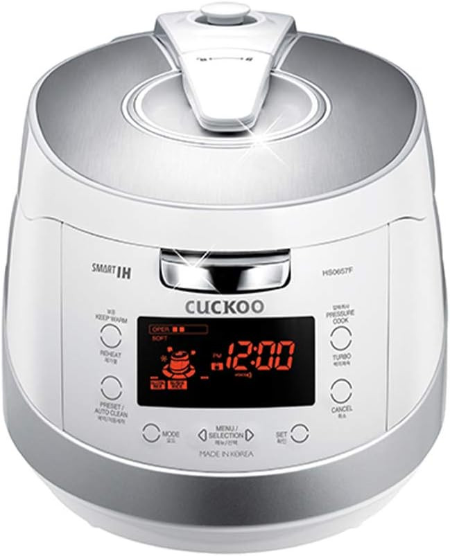 CUCKOO CRP-HS0657FW | 6-Cup (Uncooked) Induction Heating Pressure Rice Cooker | 11 Menu Options, ... | Amazon (US)