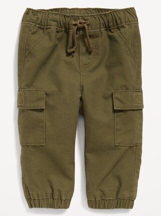 Unisex Functional-Drawstring Cargo Jogger Pants for Baby | Old Navy (US)