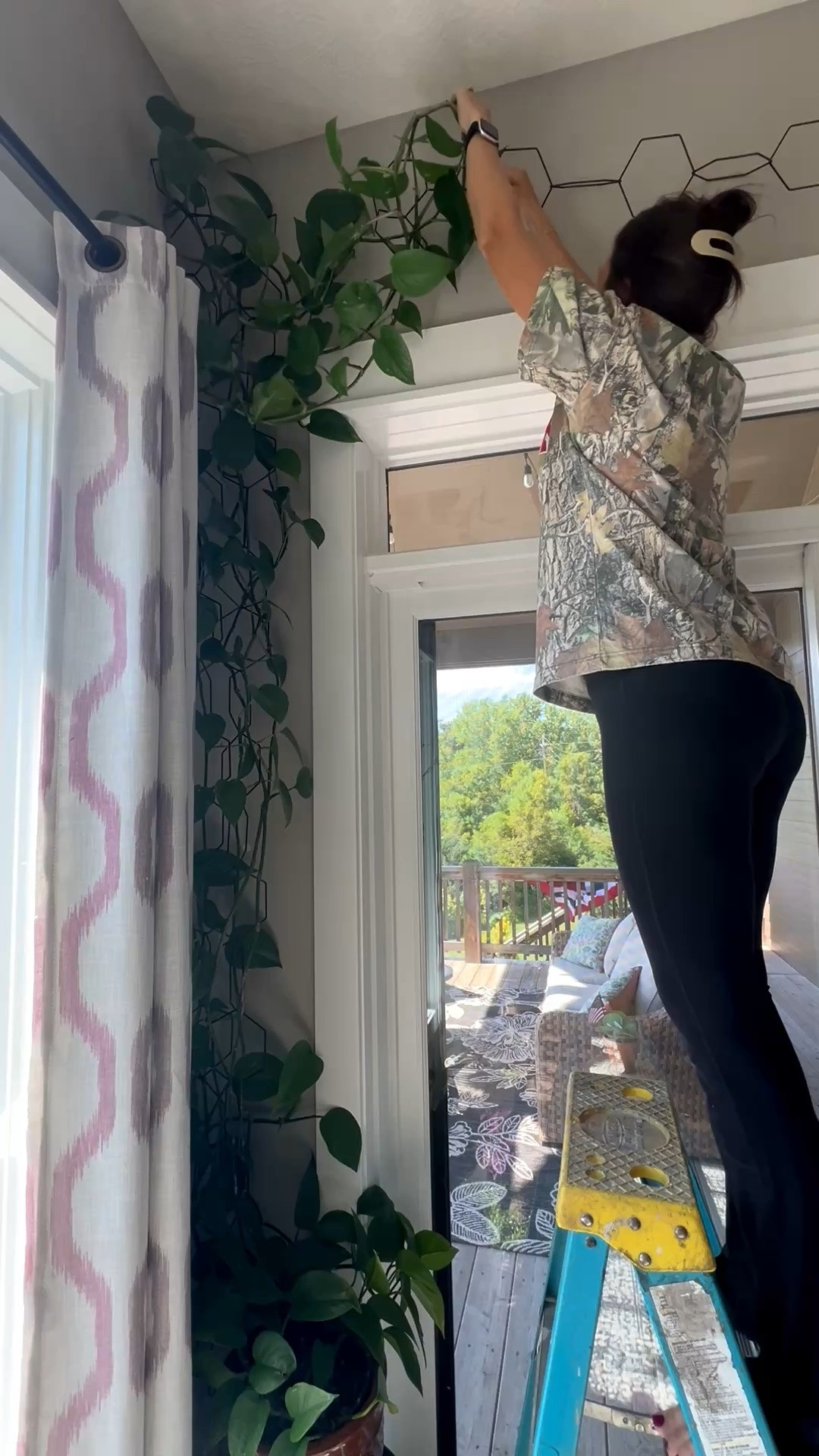 Indoor trellis for trailing plants. 

#plant #decor #plants #trellis

#LTKHome