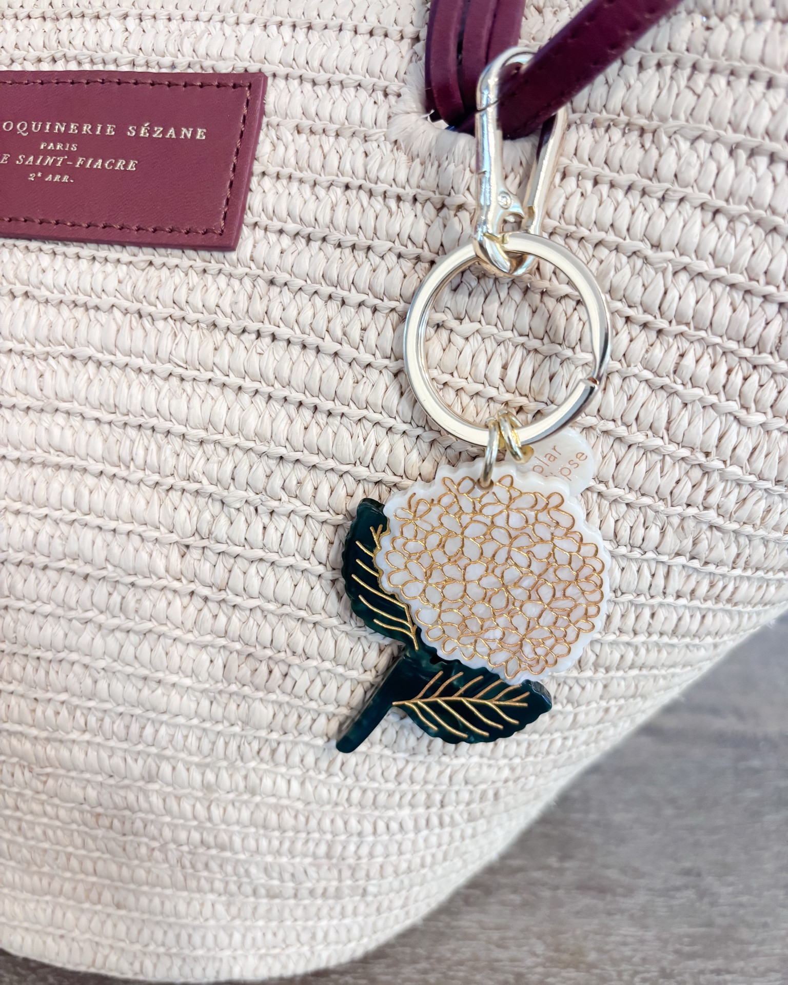 Hydrangea bag charms.

#LTKHome #LTKTravel