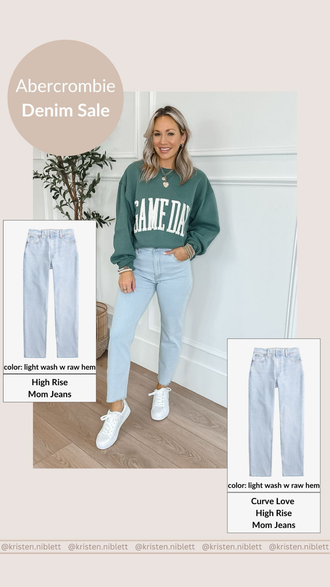 Abercrombie denim haul! 25% off all denim + 15% off everything else! Use code DENIMAF for an additional 15% off! I love the curve love style in the denim for a little extra room + no waist gap! 

#LTKBacktoSchool #LTKSaleAlert #LTKxAF