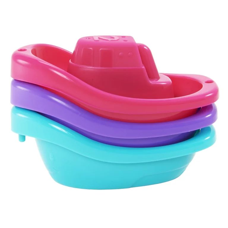 Munchkin Little Boat Train Bath Toy, 3 Pack, Assorted - Walmart.com | Walmart (US)