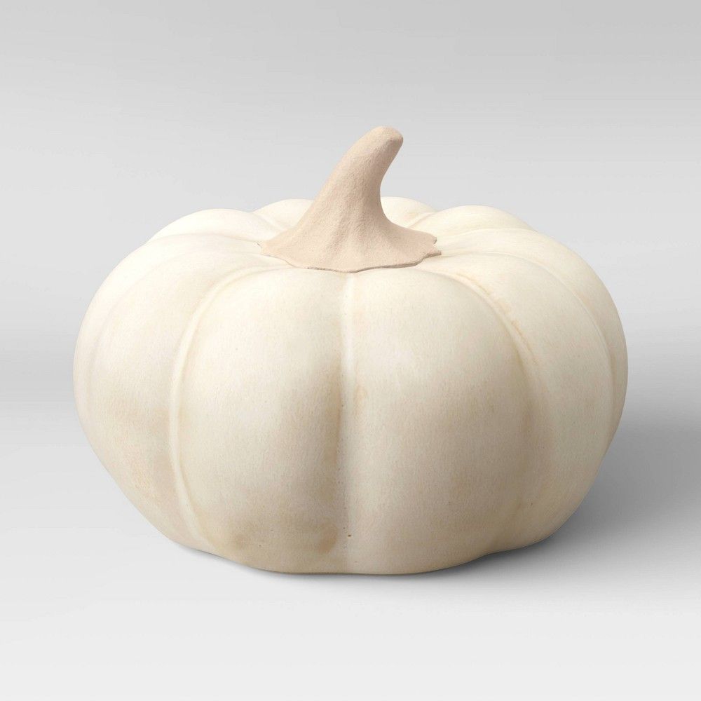 Small Ceramic Pumpkin Cream - Threshold | Target