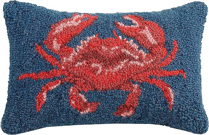 Peking Handicraft 30PA286C12OB Crab Hook Pillow, 8X12 Throw Pillow | Amazon (US)