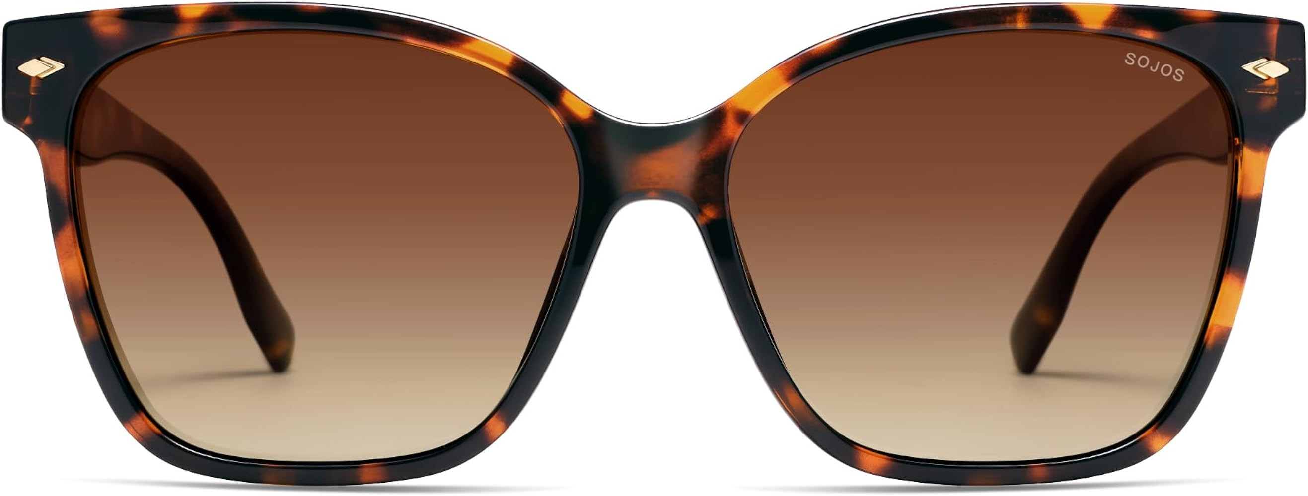 SOJOS Trendy Square Oversized Polarized Sunglasses for Women Retro Womens Shade SJ2682 | Amazon (US)