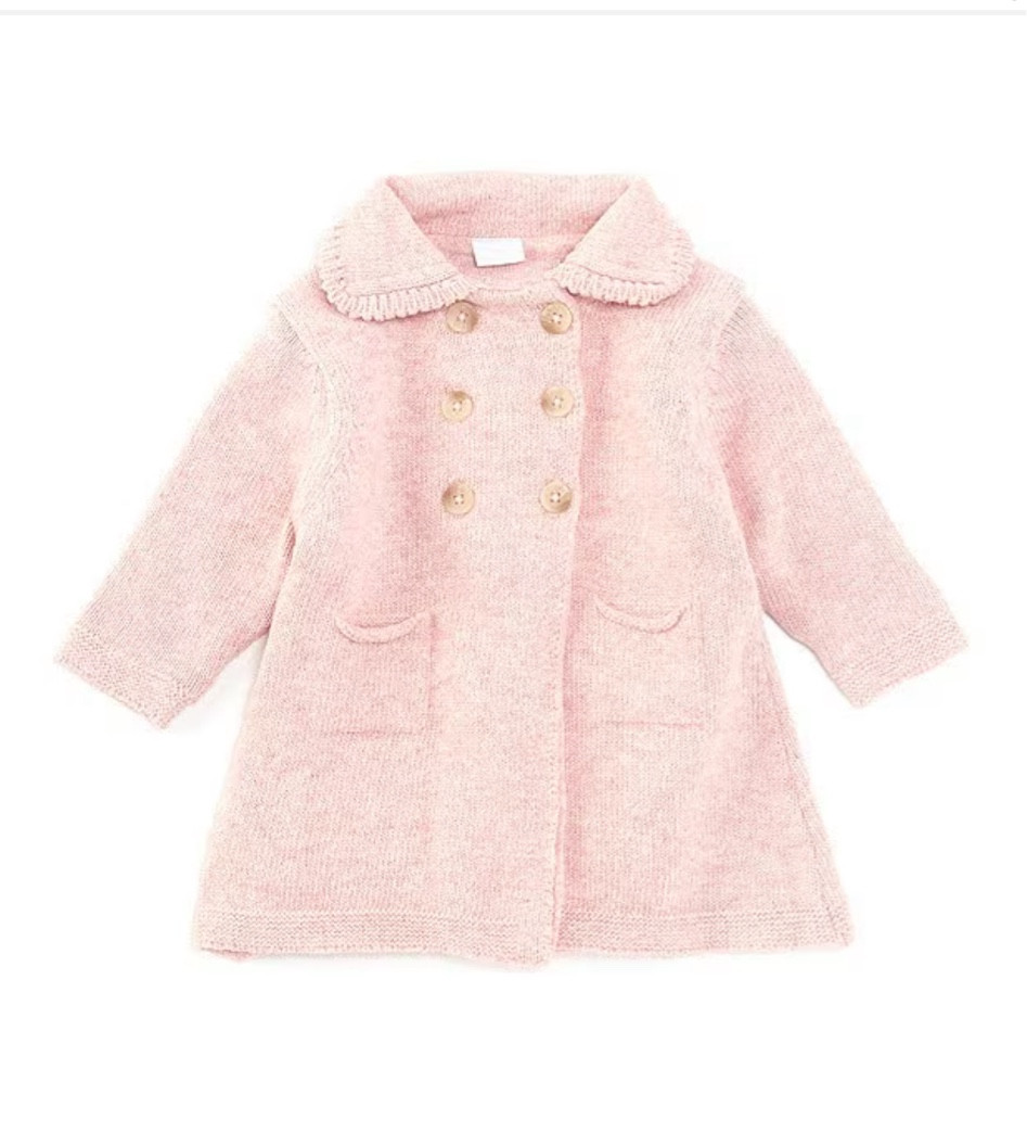 Such a sweet little sweater jacket for baby girl! Evie will be wearing this winter! 

Baby girl, Dillards, edgehill collection, baby pink sweater jacket, Peter Pan collar, baby winter outfit, kids winter outfit 

#LTKFindsUnder50 #LTKBaby #LTKGiftGuide