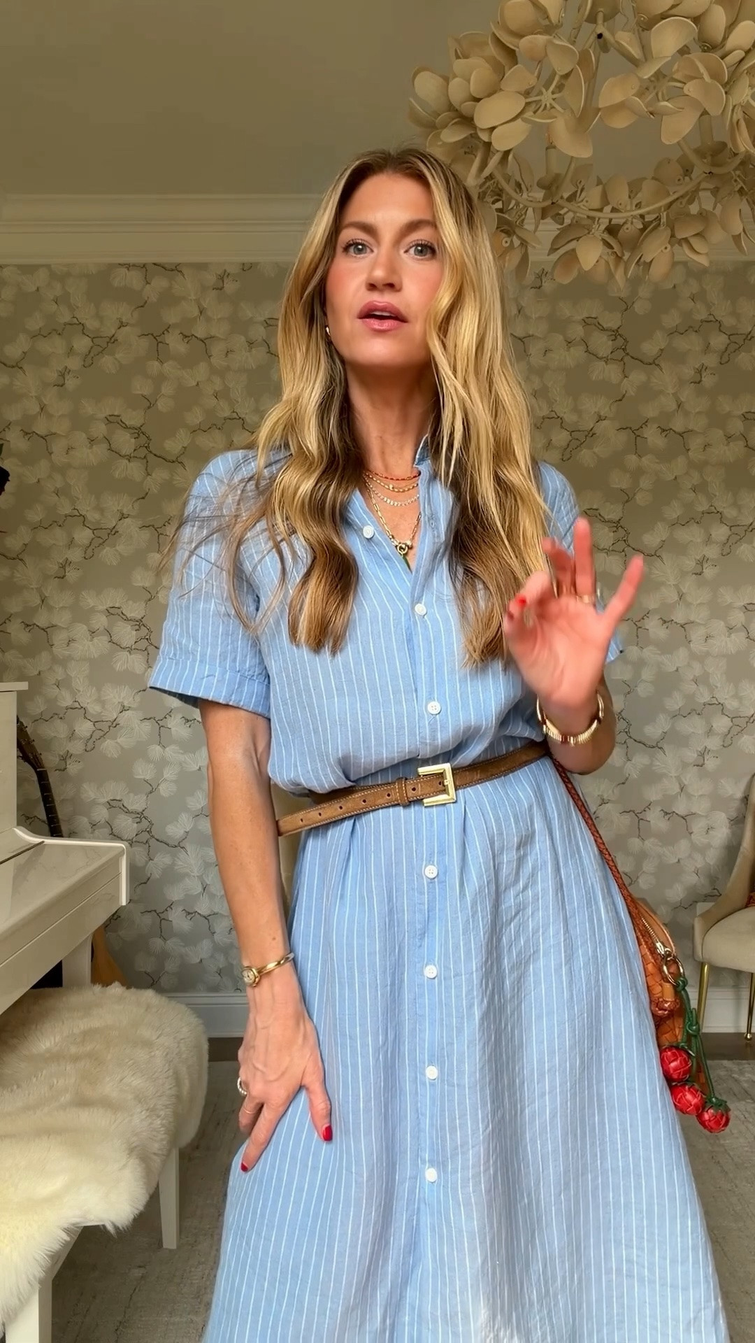 Blue linen pinstripe dress: TTS
Suede Veronica Beard heels: TTS

#LTKootd #LTKgrwm #LTKdayinmylife