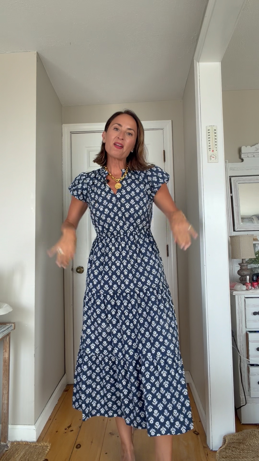 The easiest throw on dress to bring you into fall.